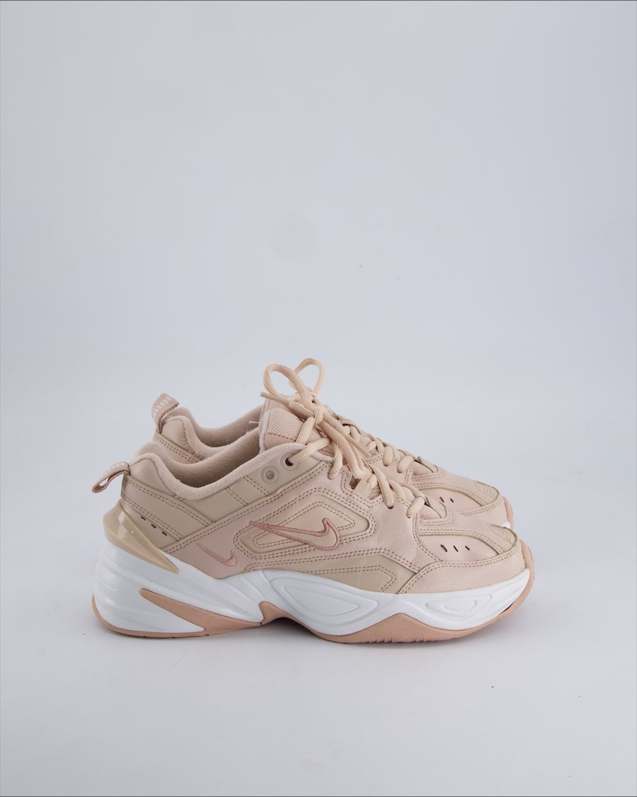 Nike M2K TEKNO Trainers Leather Pink 37.5 EU