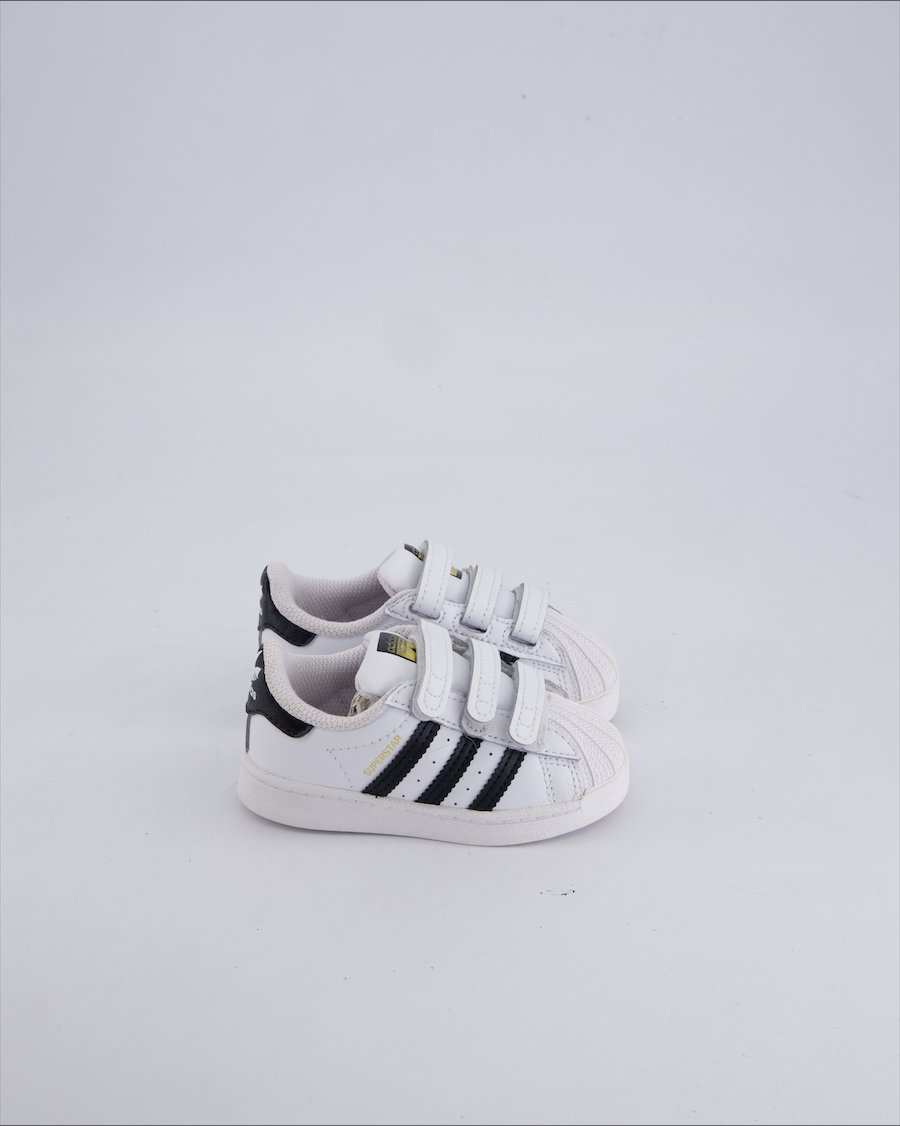 Adidas Hook-and-loop trainers Leather White EU 21