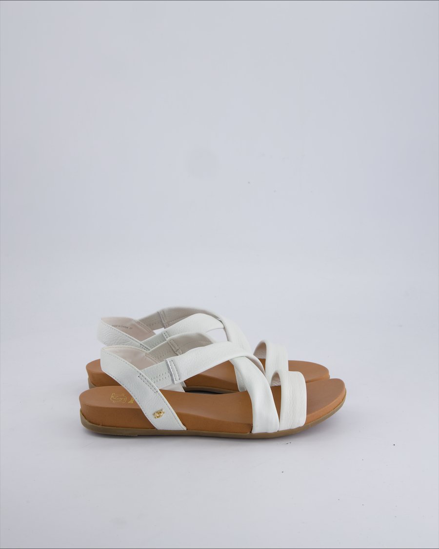 Dune Sandals Leather White 37 EU