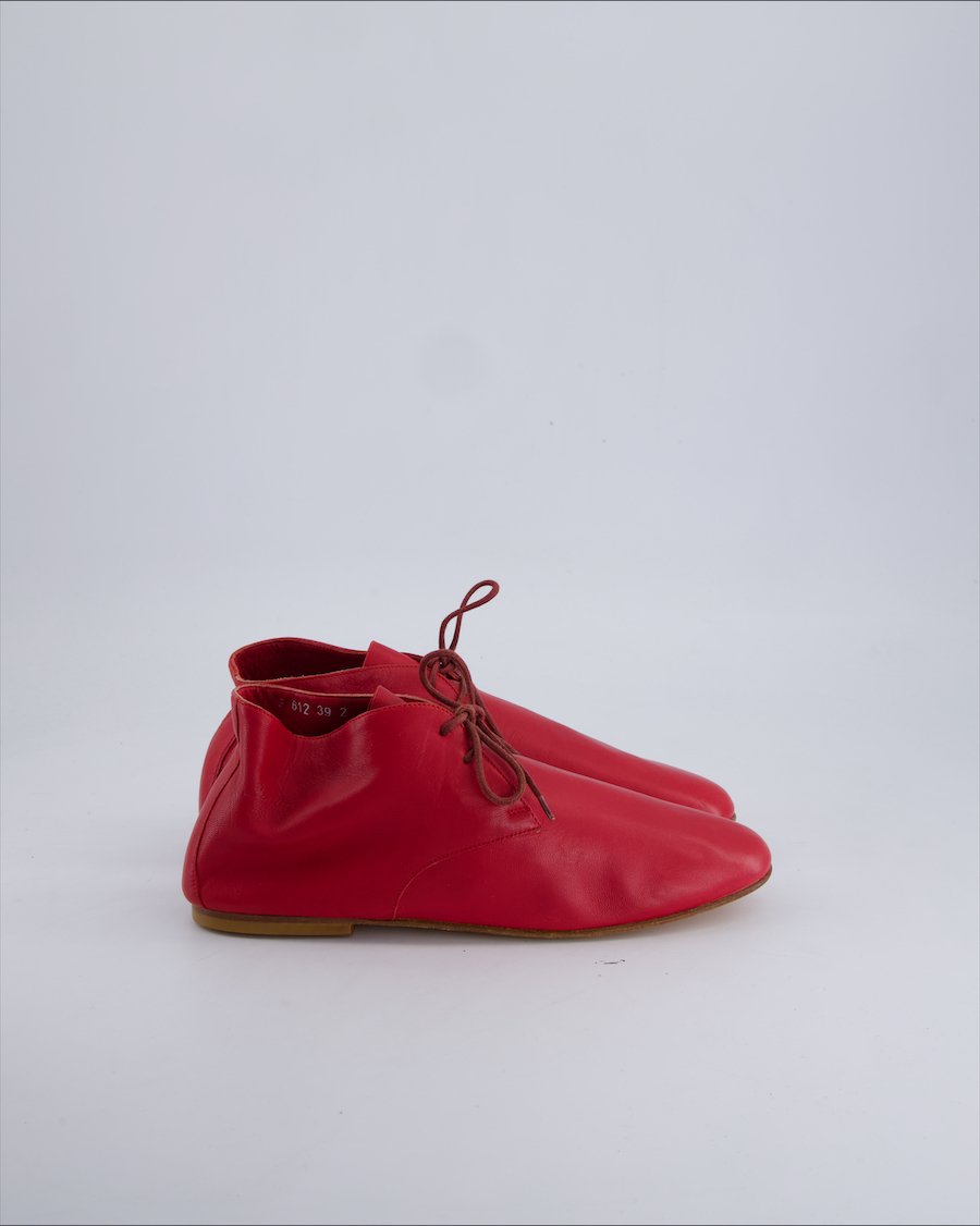 Benetton Lace ups Leather Red 39 EU