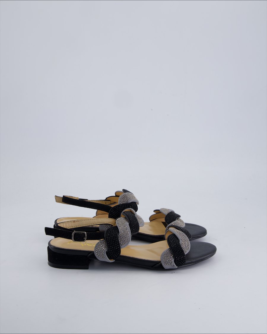 Alesya Sandals Cloth Black 37 EU