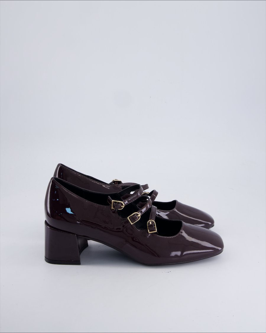 Catwalk Heels Leather Burgundy 41 EU