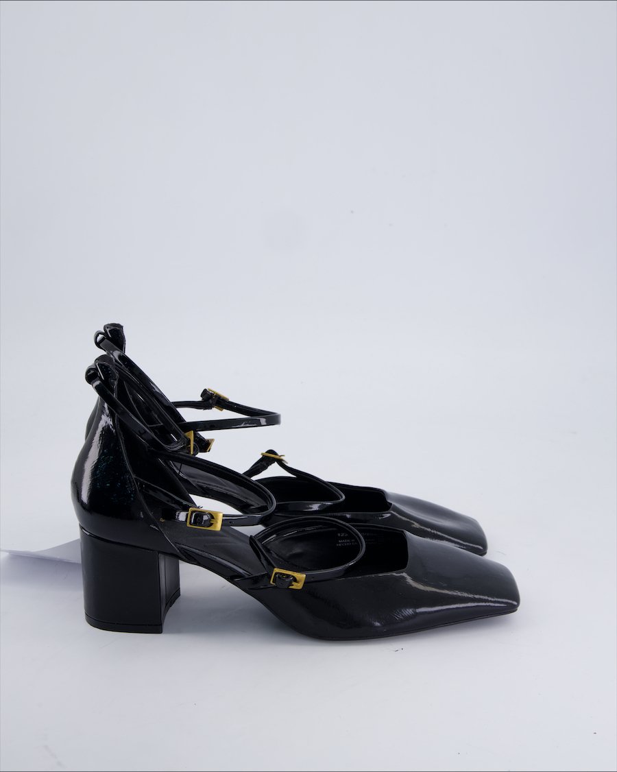 Zara Heels polyurethane  Black 40 EU