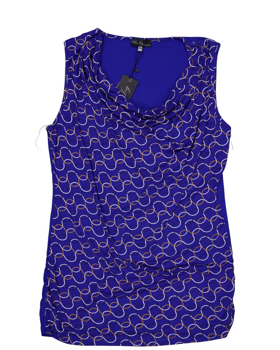 Vila Blouses Viscose Blue XXL International