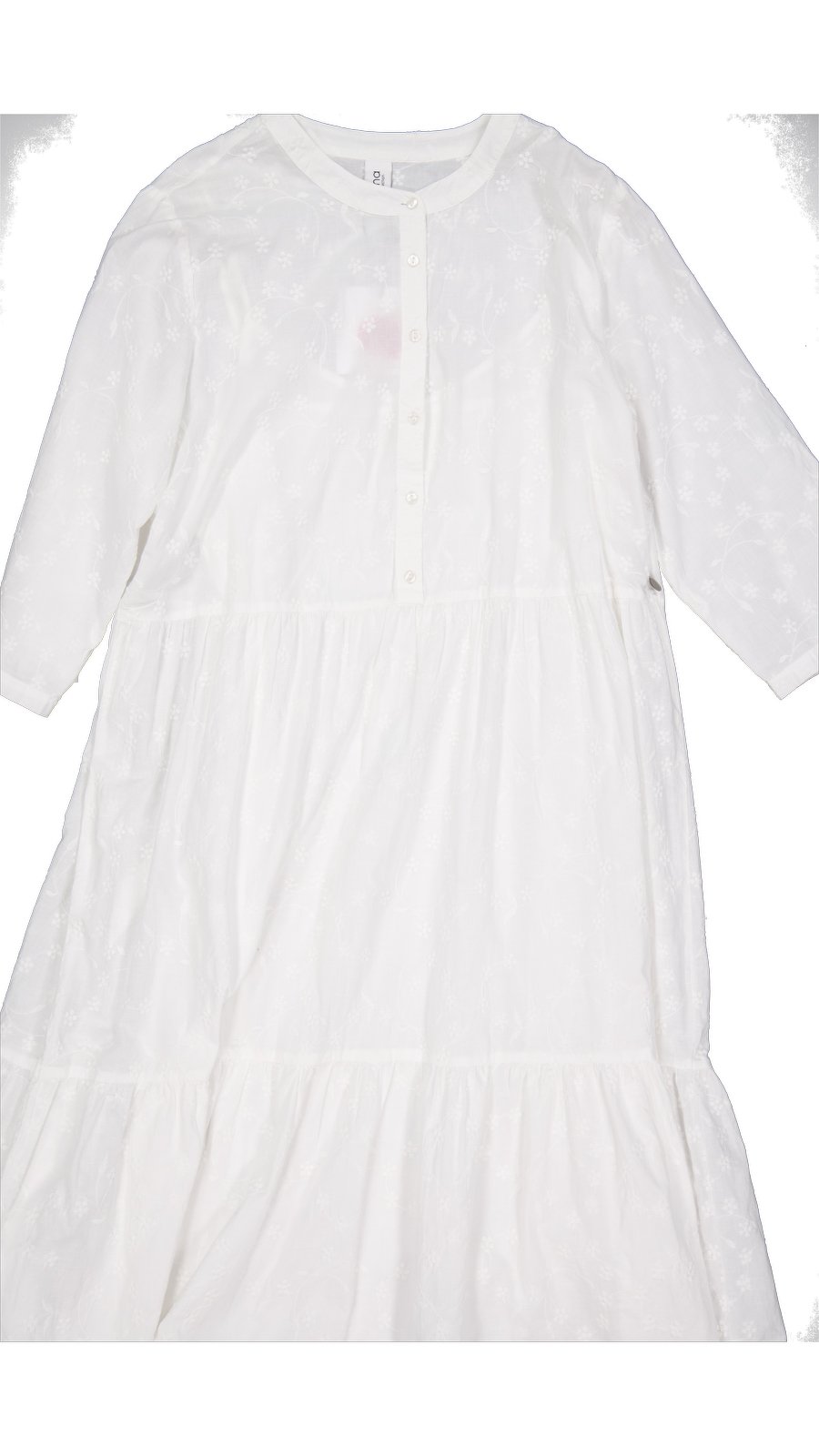 Gina Collection Maxi Dresses Cotton White 46 IT