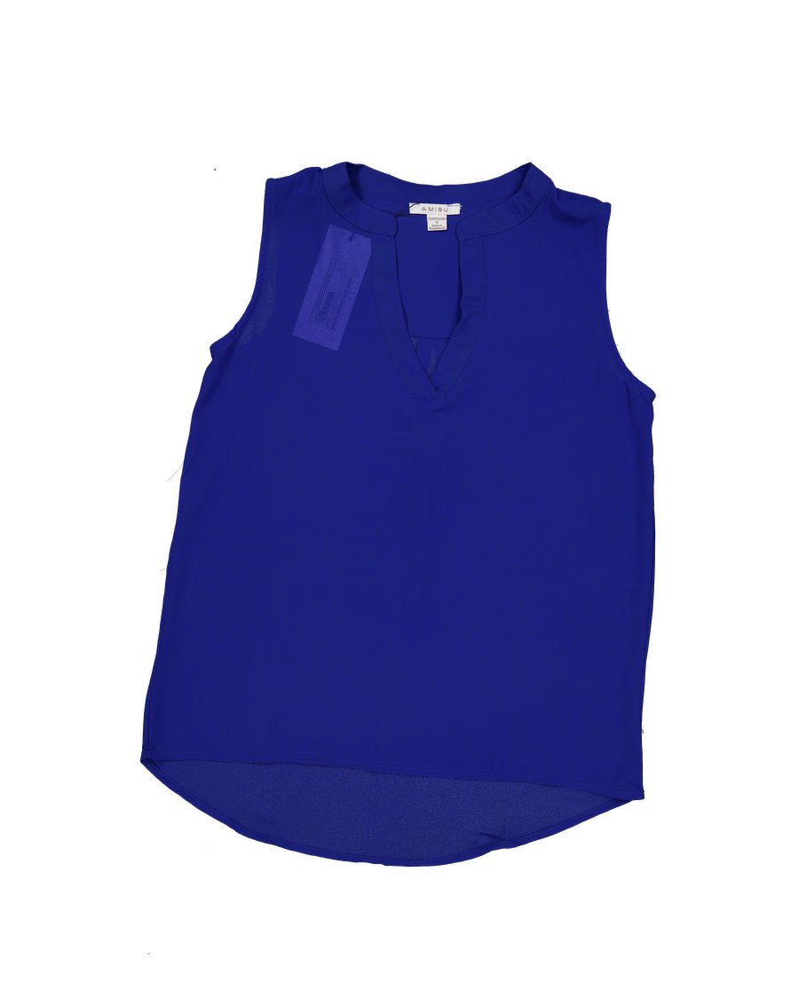 Amisu Blouses Polyester Blue S
