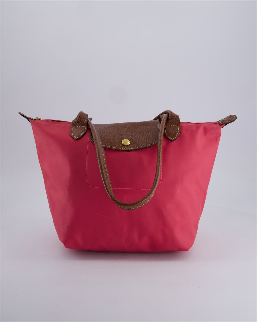 Longchamp Handbags Polyamide Pink
