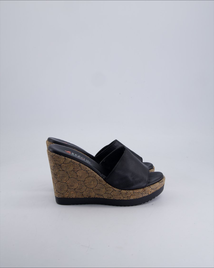 Repo Heels Leather Black 39 EU