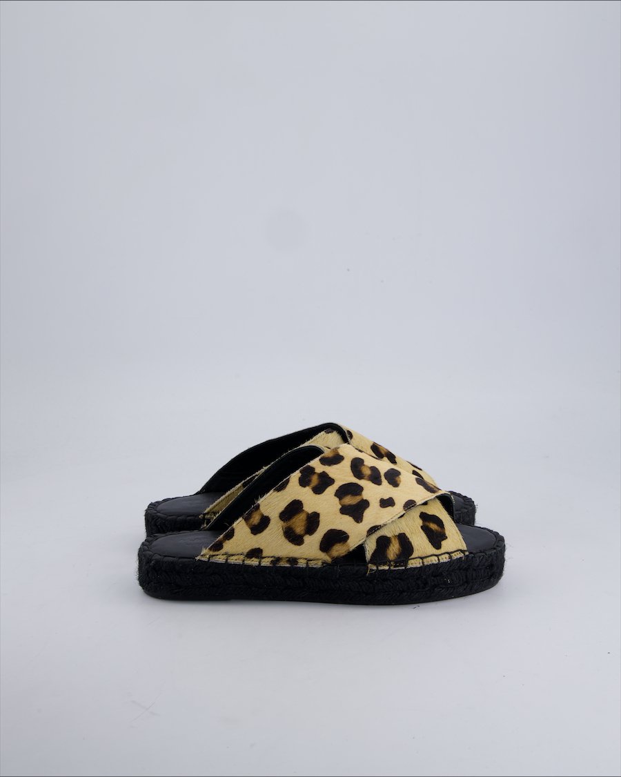 Manor Sandals Faux fur Black 37 EU