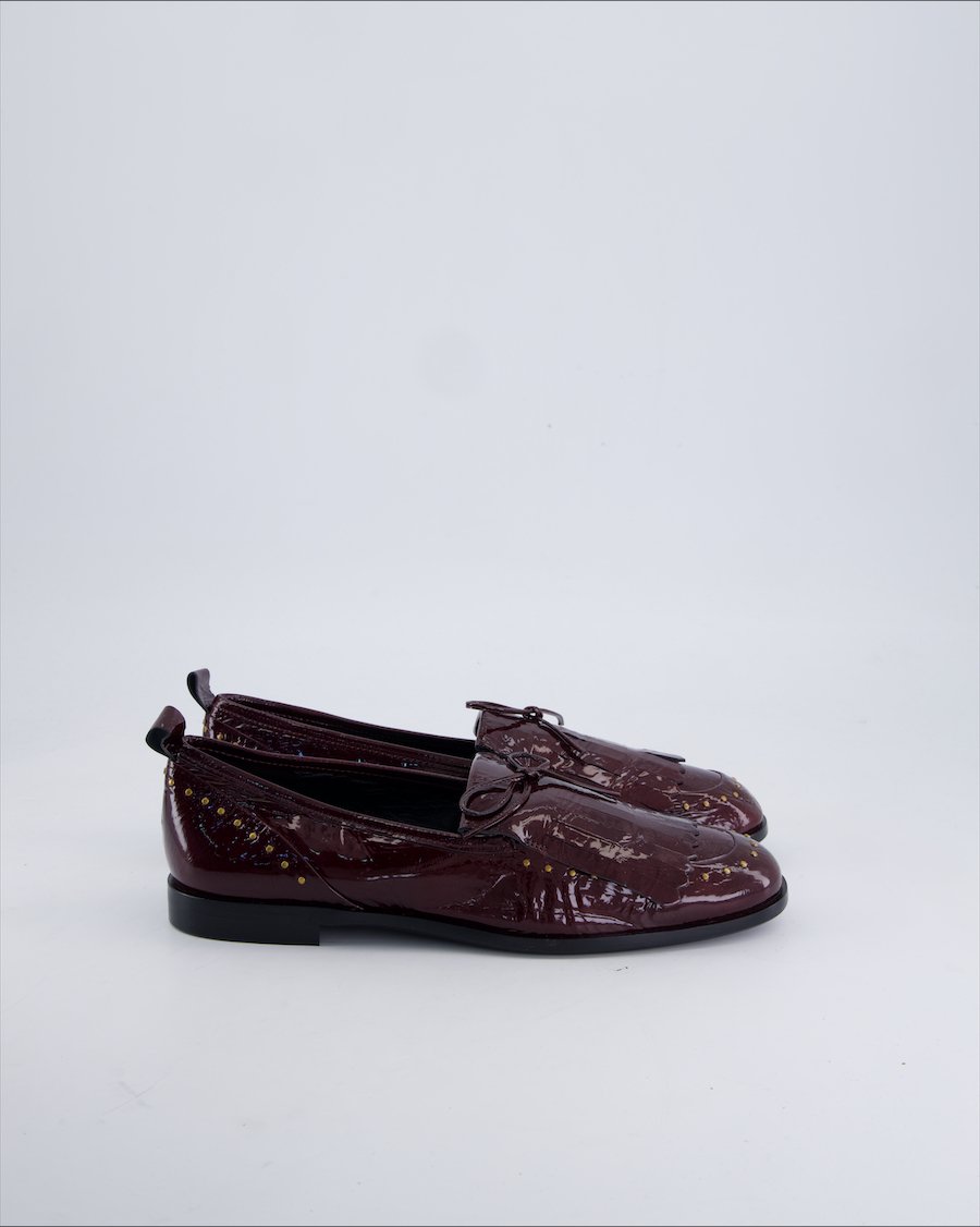 Contigo Flats Leather Burgundy 39 EU