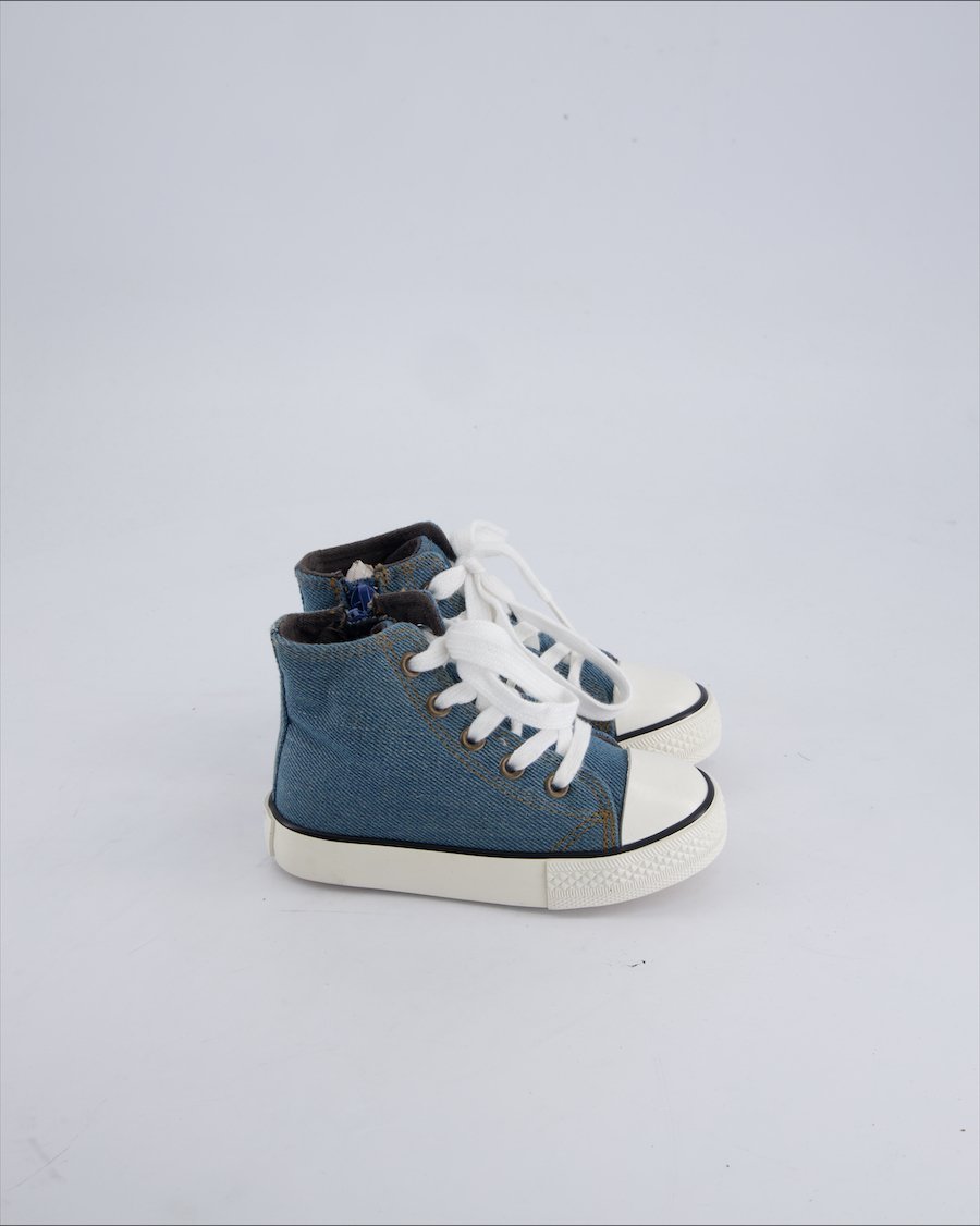 Benetton Lace-up trainers Cloth Blue 23