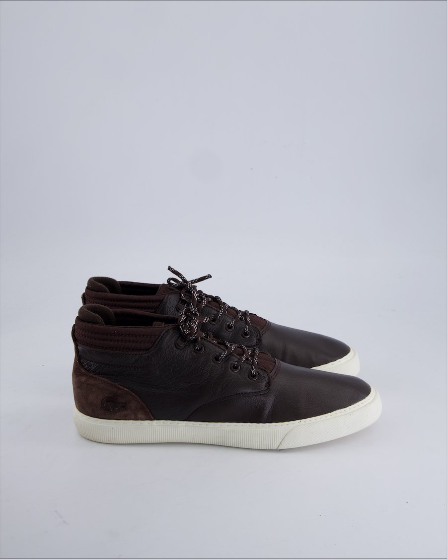 Lacoste High trainers Leather Brown 42.5 EU