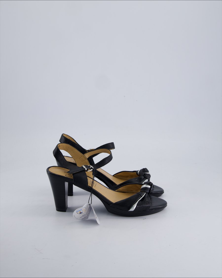 Caprice Heels Leather Black 37 EU
