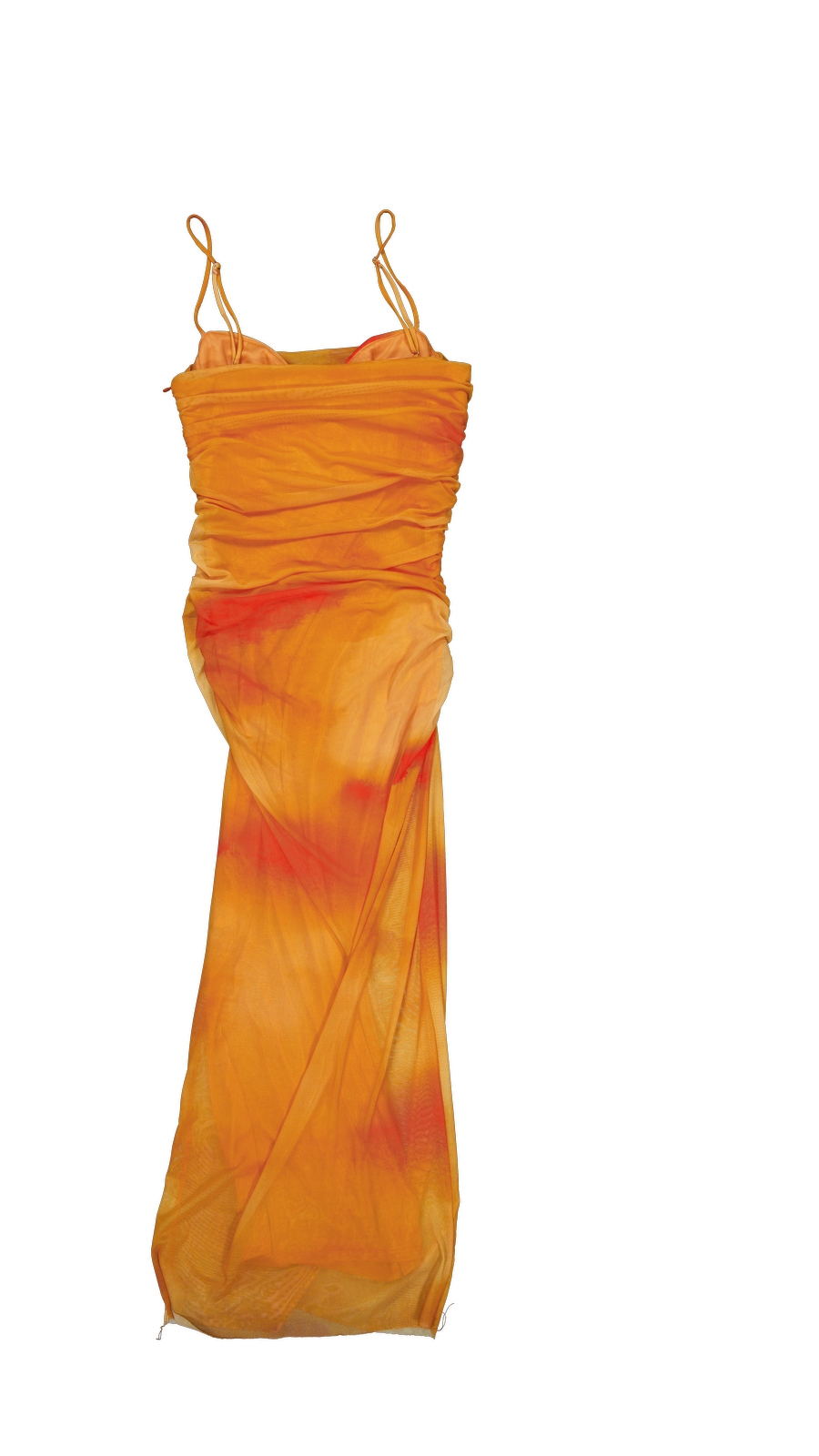 Zara Mid-length Polyester Orange XS