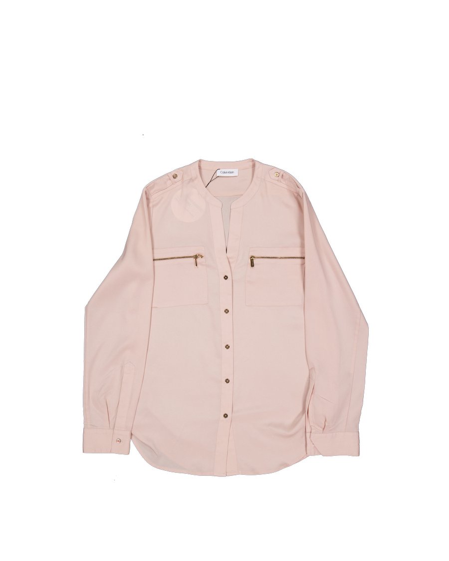 Calvin Klein Shirts Polyester Pink L International