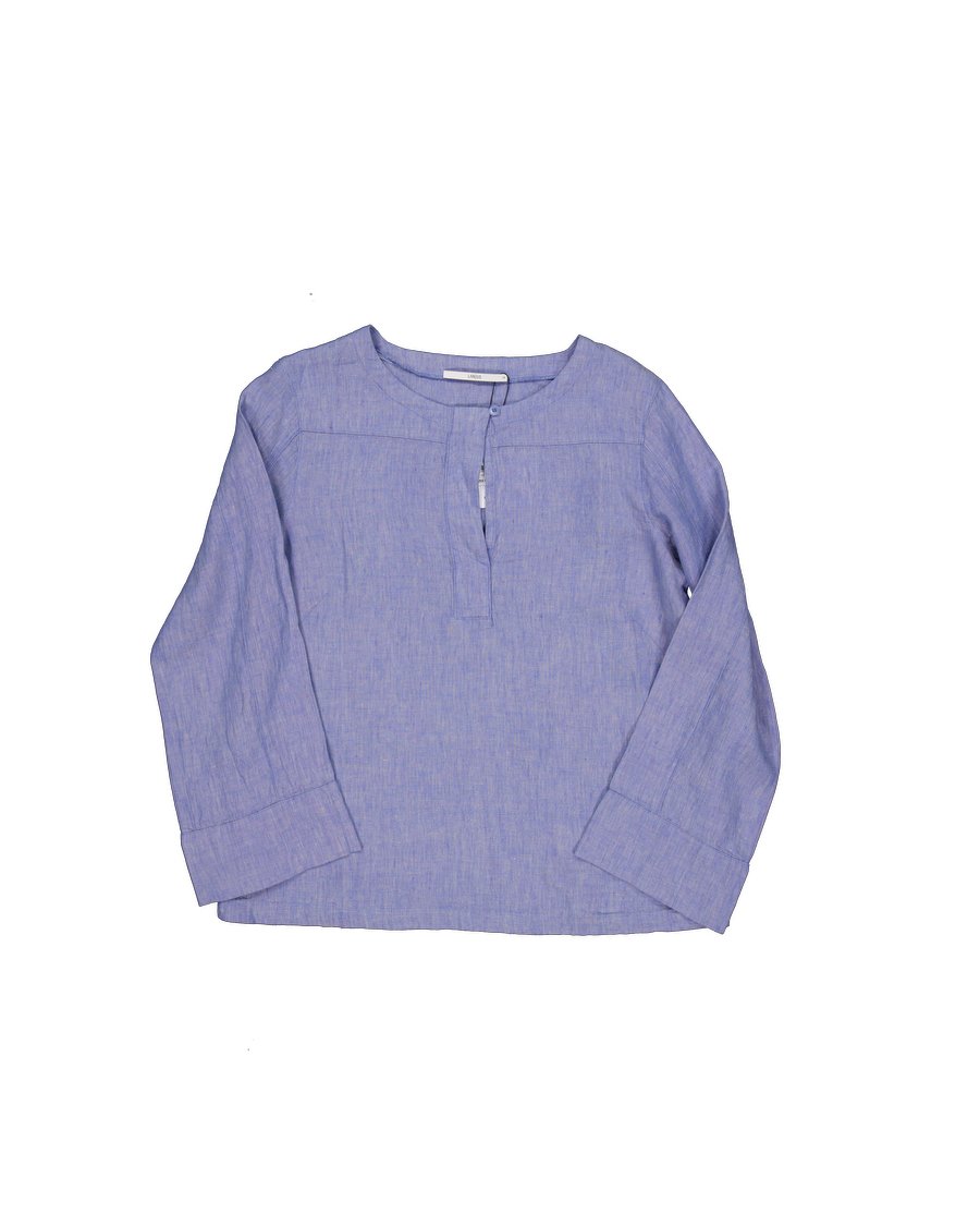 Lanius Shirts Linen Turquoise S International