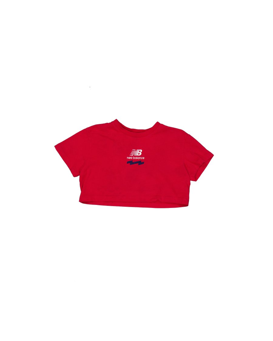 New Balance T-shirts Cotton Red XS International