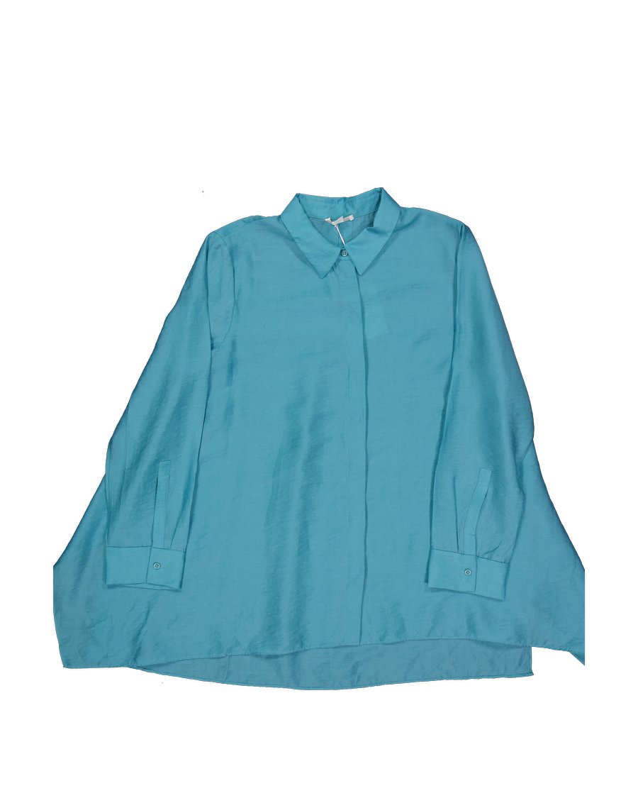 COS Shirts Polyamide Turquoise XL International
