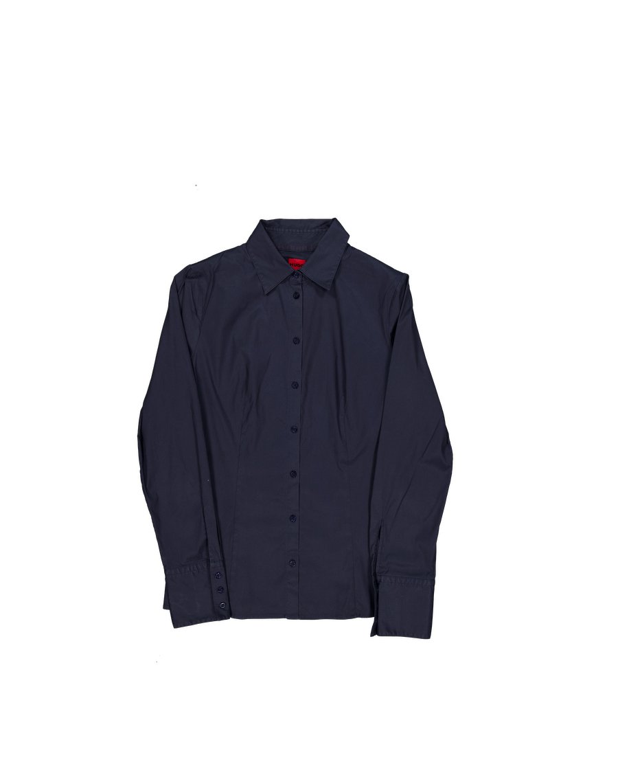 Hugo Boss Shirts Cotton Navy S International