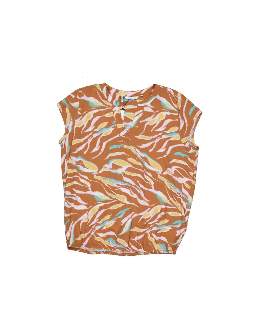 Tom Tailor Blouses Viscose Orange 40 IT