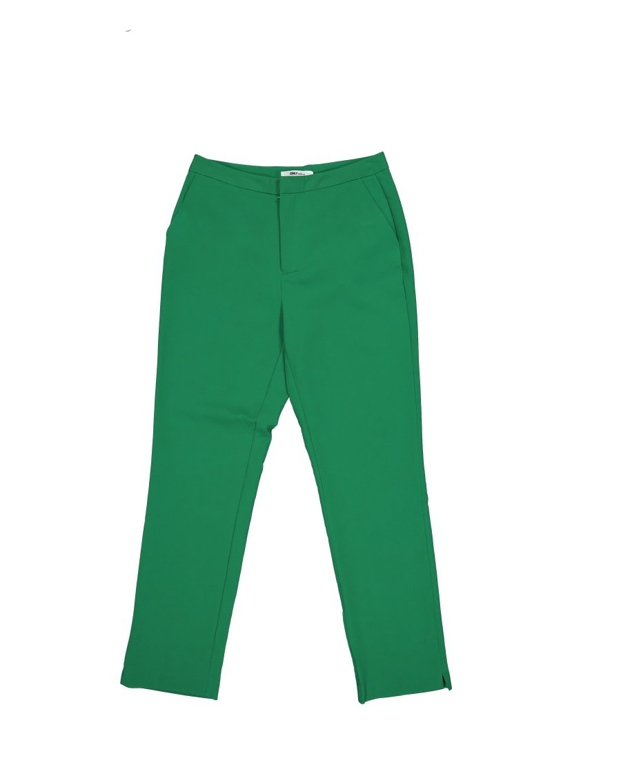 Only Trouser Polyester Green XS