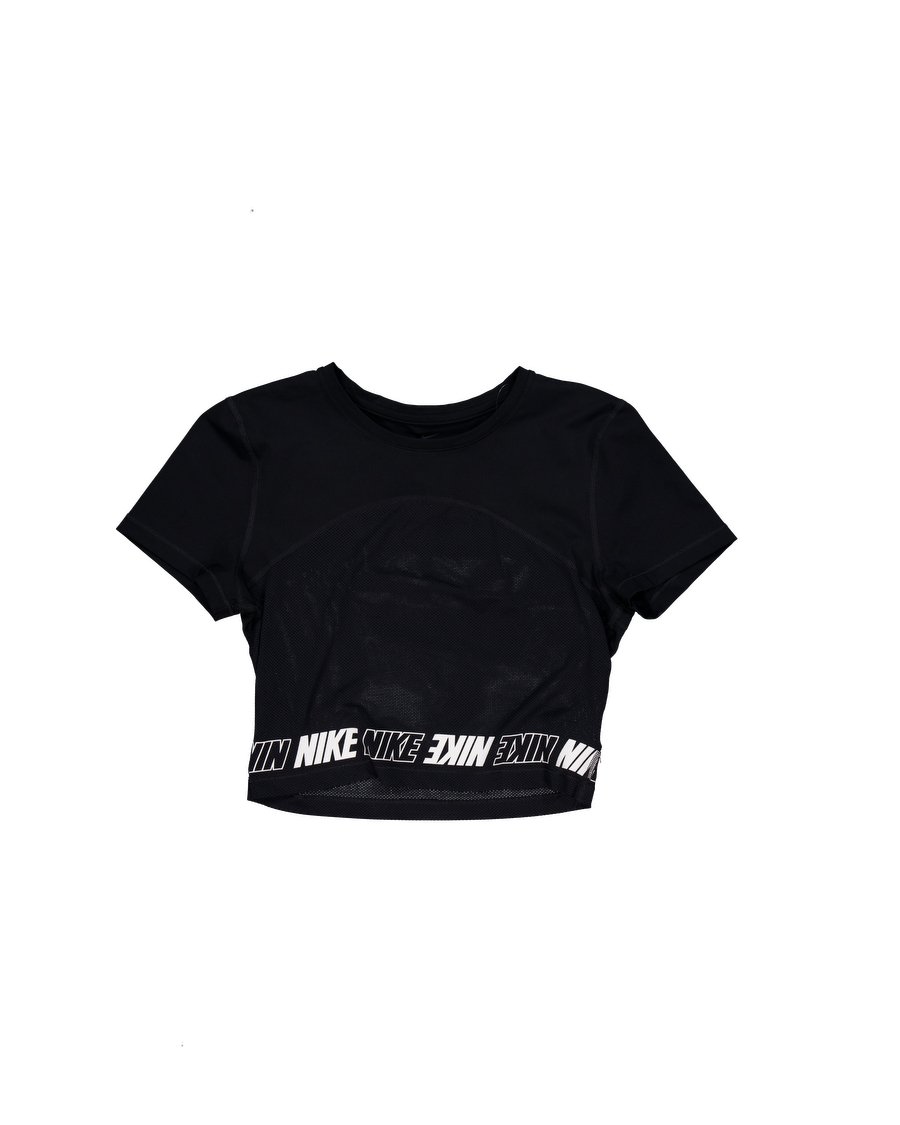Nike T-shirts Polyester Black S International