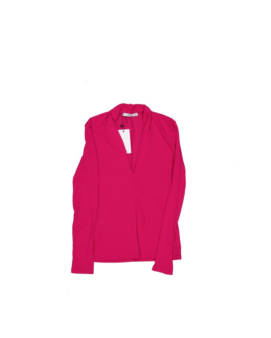Mango Blouses Polyester Pink S International