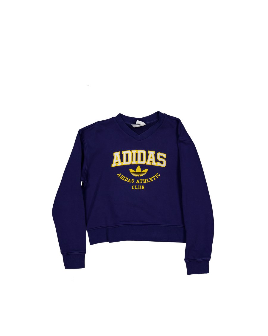 Adidas Sweatshirts Cotton Blue XS International