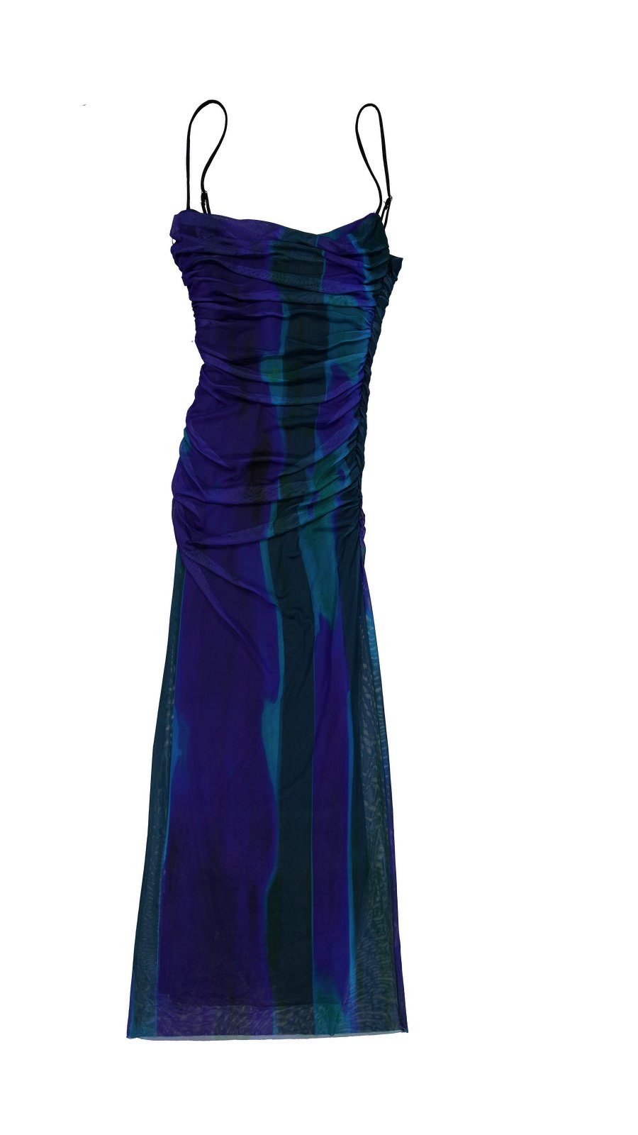 Zara Mid-length Polyester Blue S International