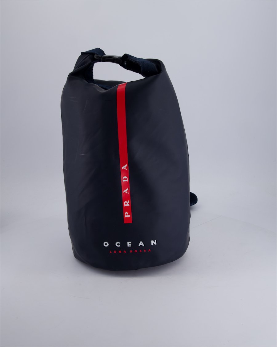 Prada Luna Rossa Backpacks Polyester Blue