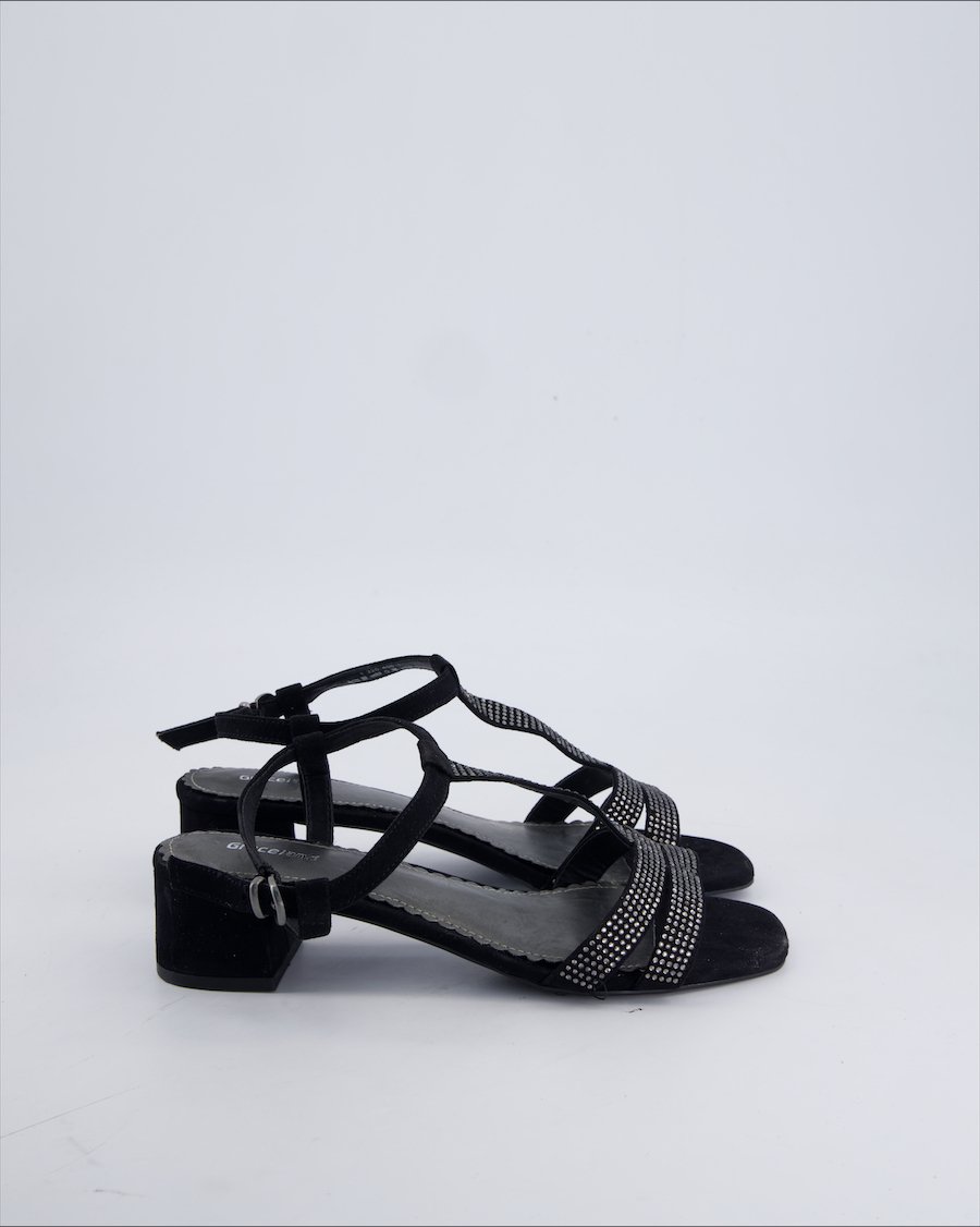 Graceland Sandals Suede Black 38 EU