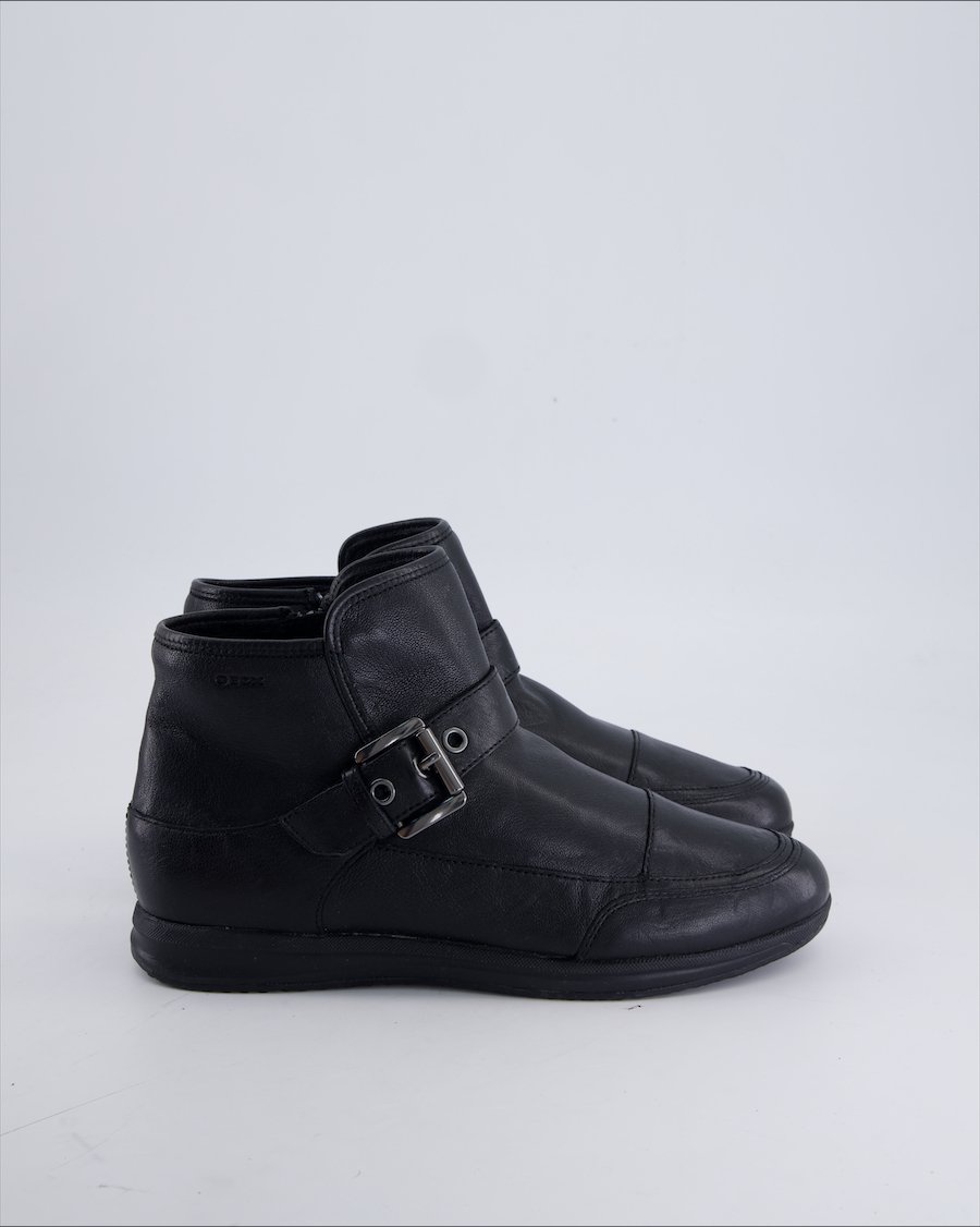 Geox Ankle Boots Leather Black 39 EU