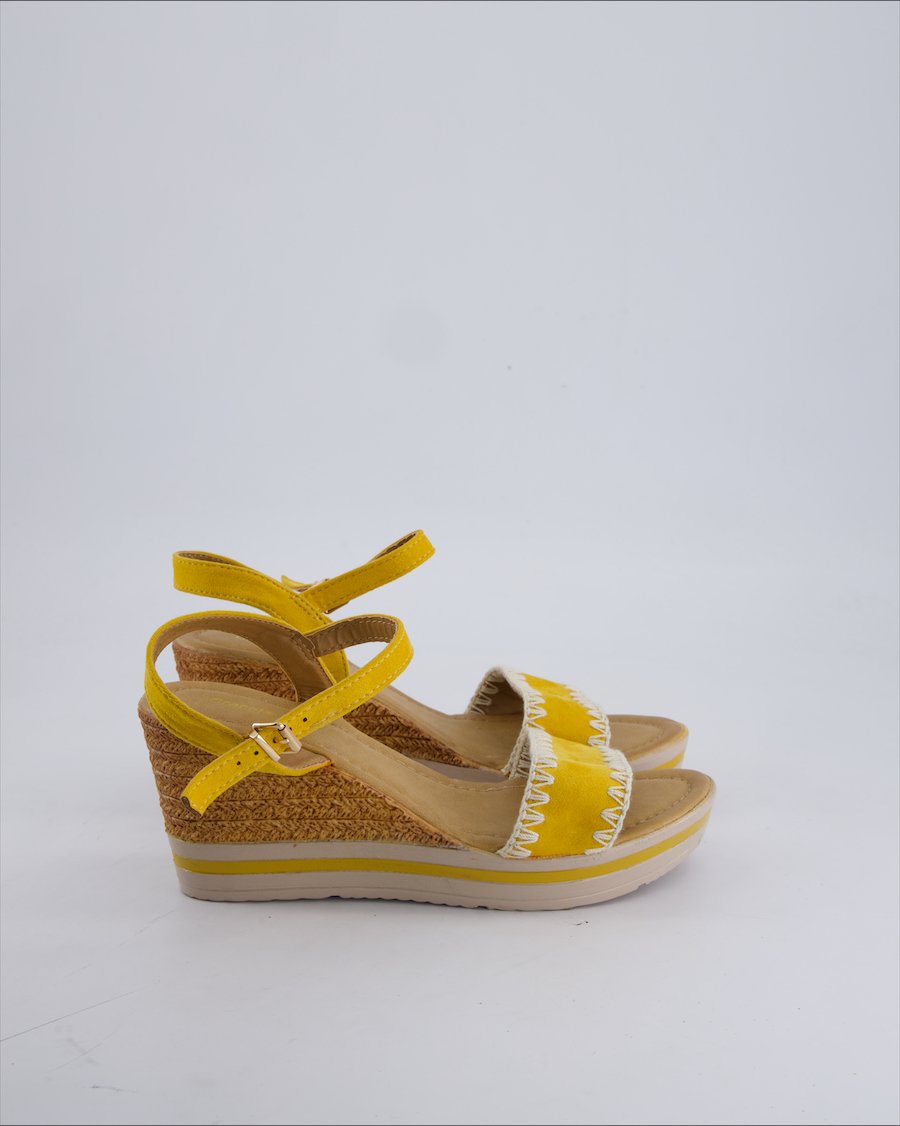 Graceland Sandals Suede Yellow 39 EU