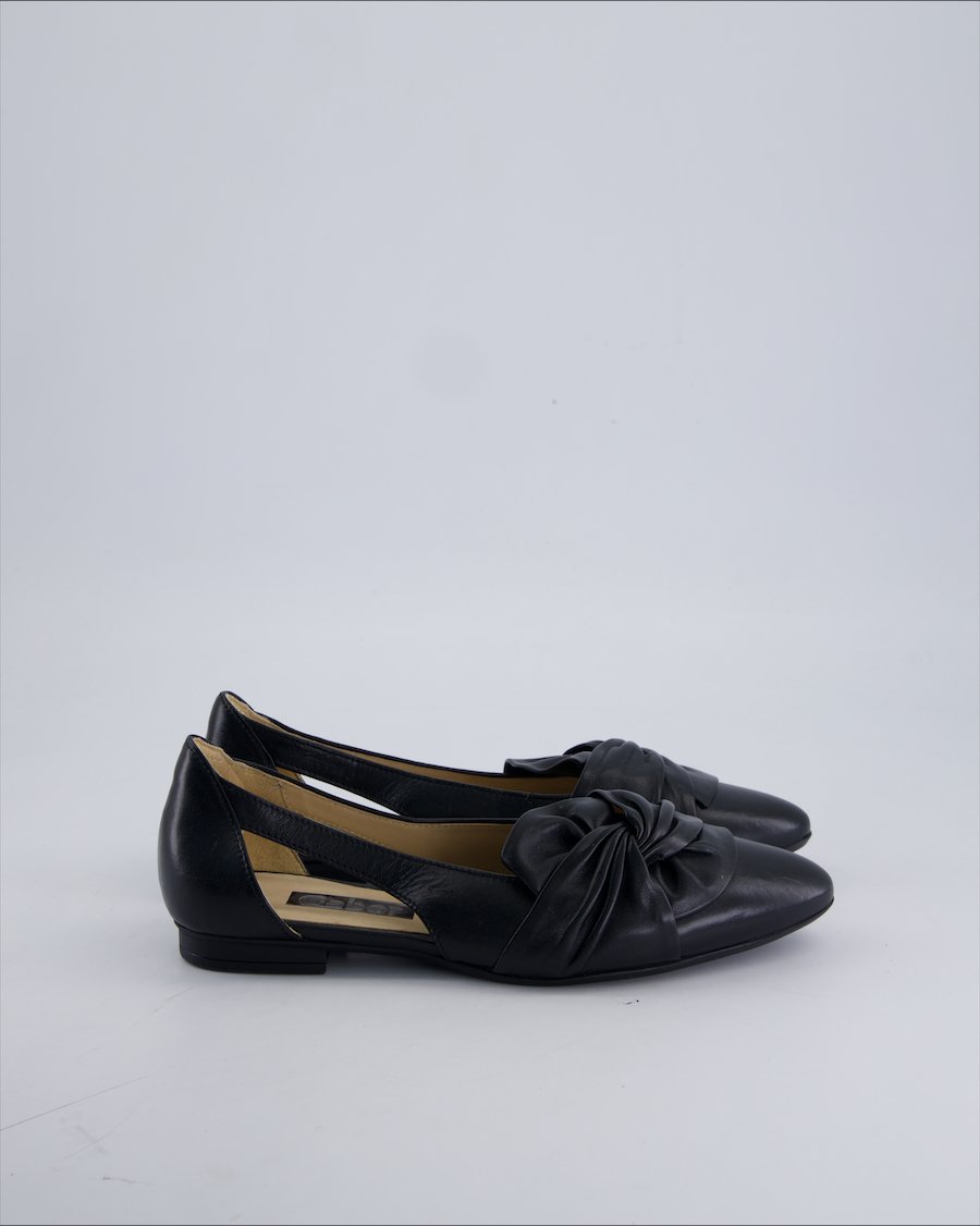Gabor Flats Leather Black 38 EU