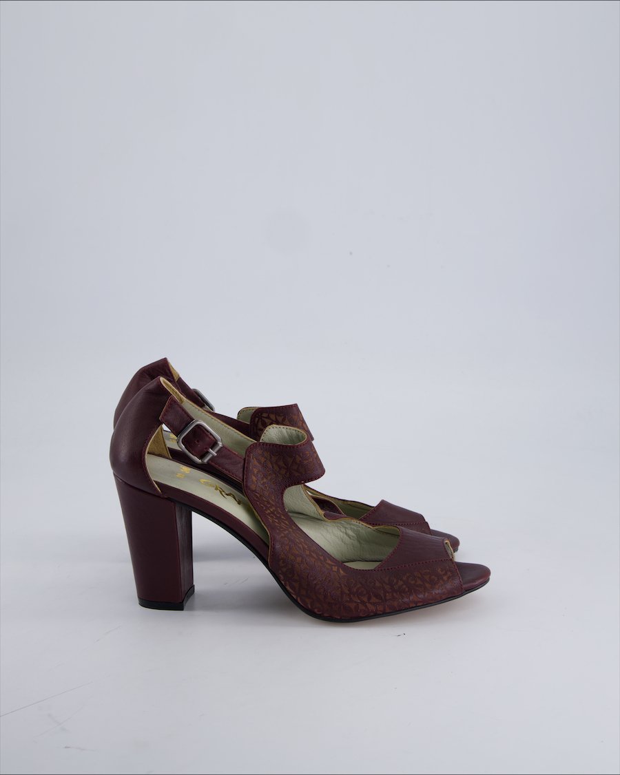 Grafiti Heels Leather Burgundy 38 EU