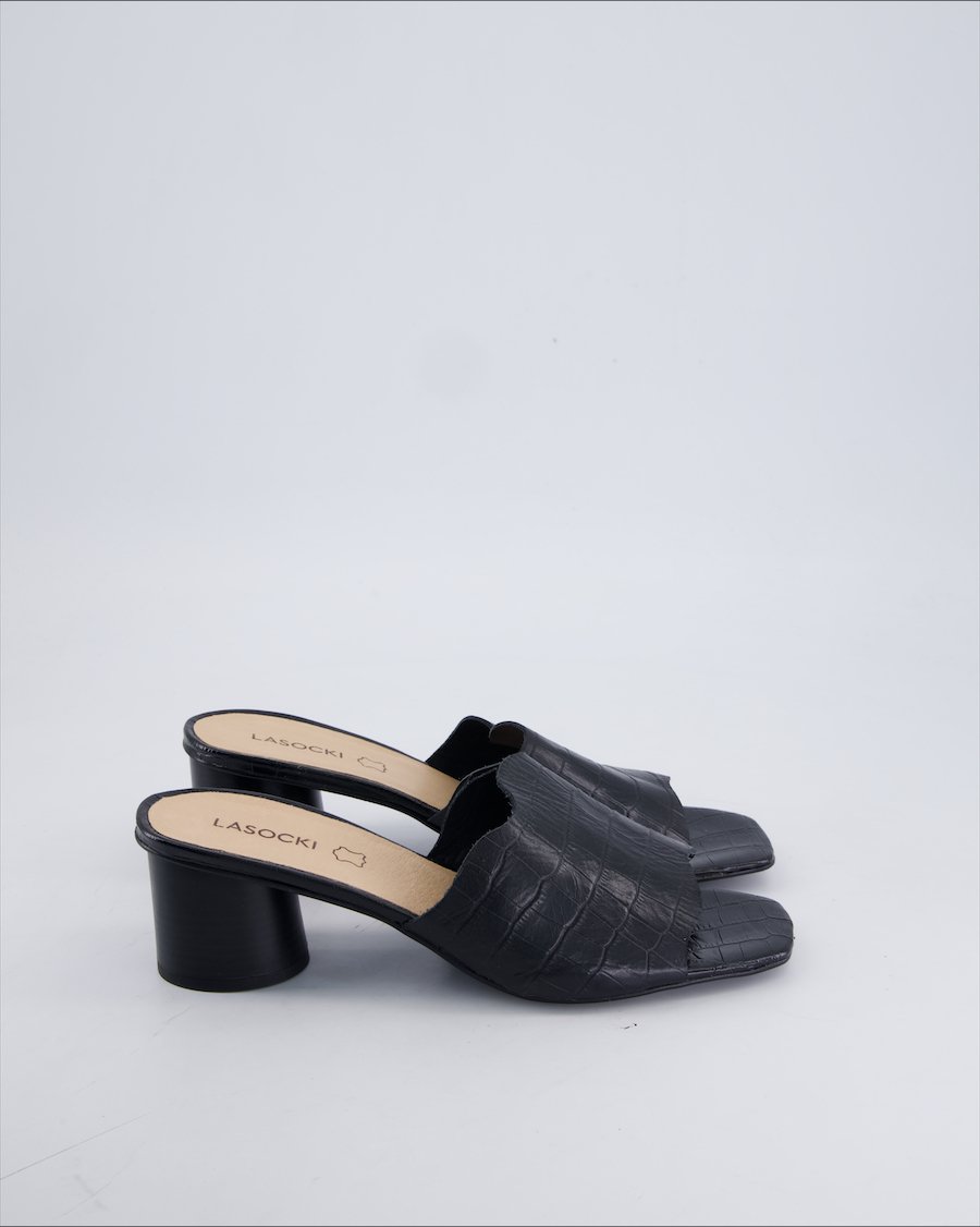 Lasocki Heels Leather Black 41 EU