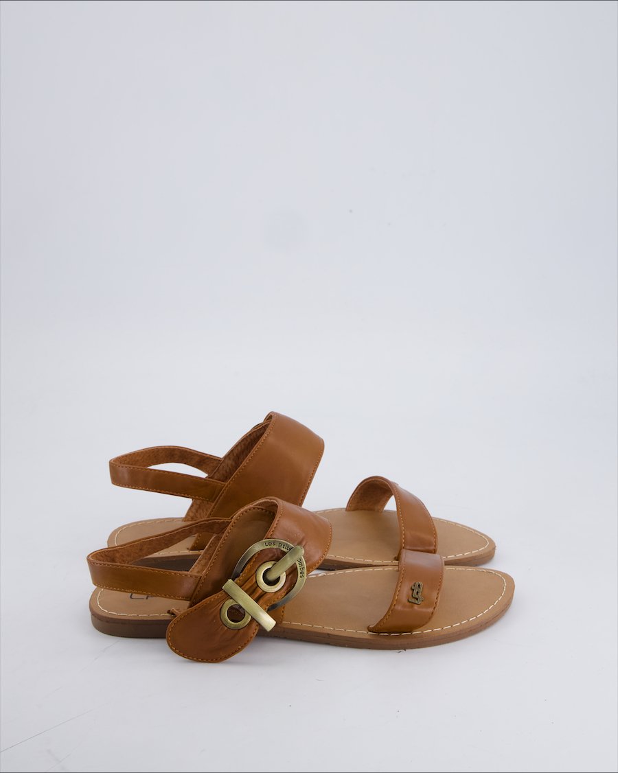 Les Petites Bombes Sandals Leather Brown 40 EU