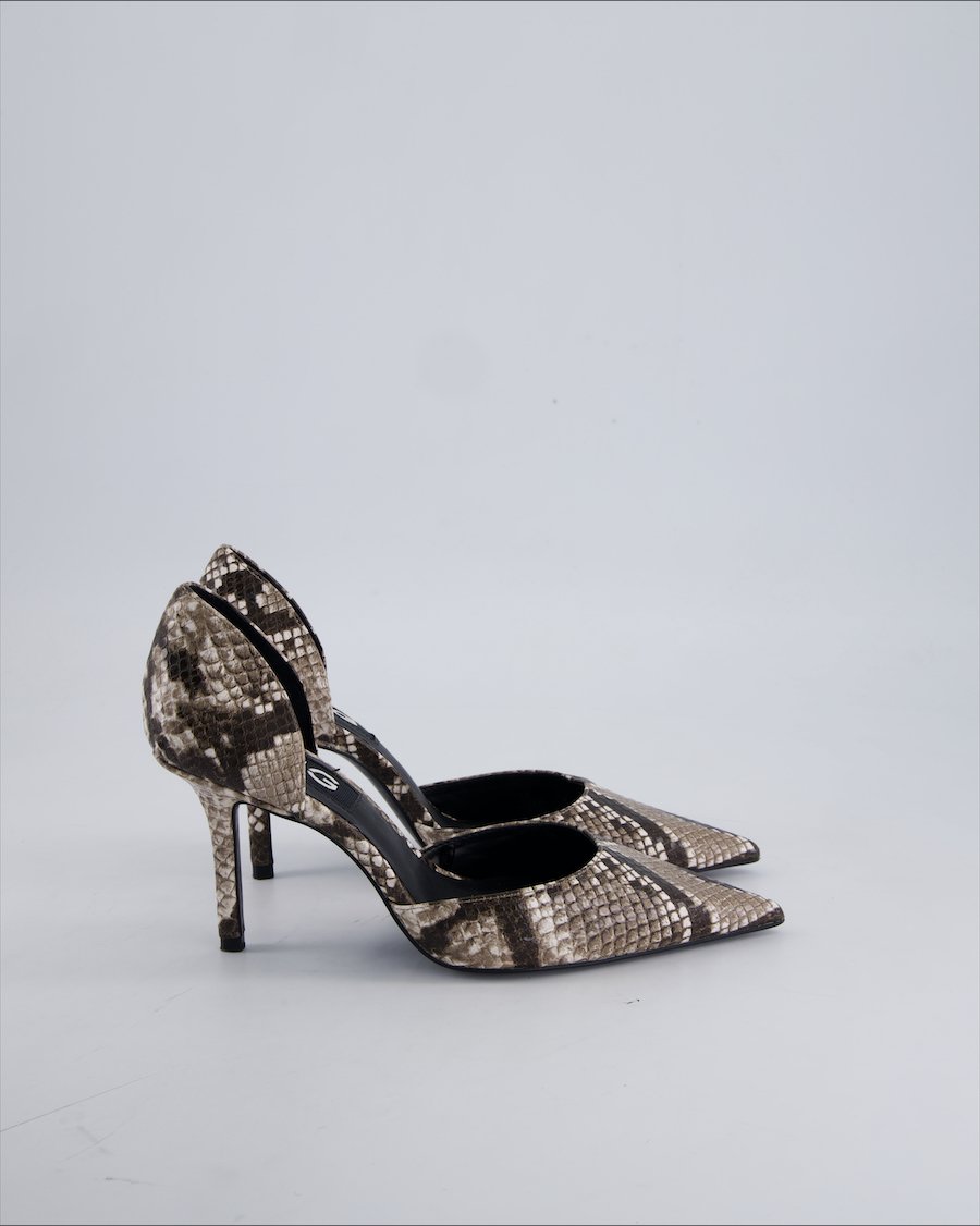 Mango Heels Polyurethane Beige 38 EU
