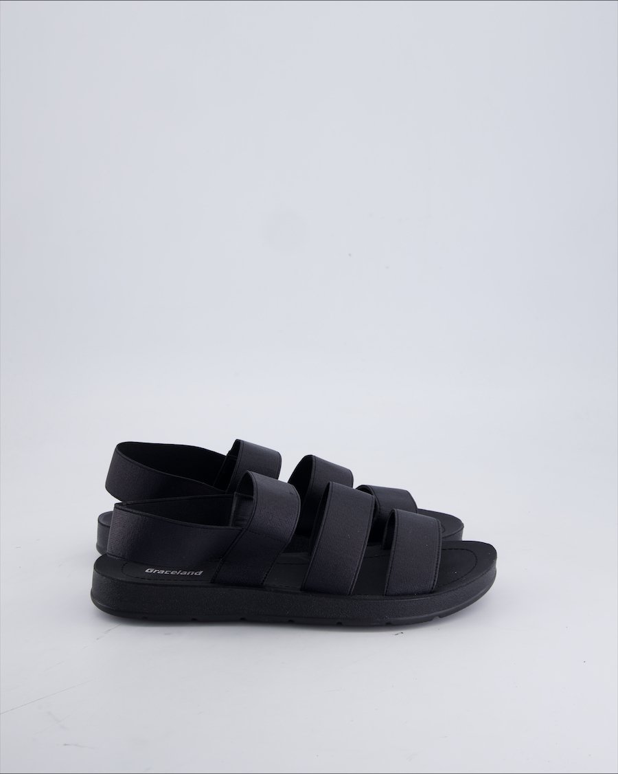 Graceland Sandals Cloth Black 38 EU