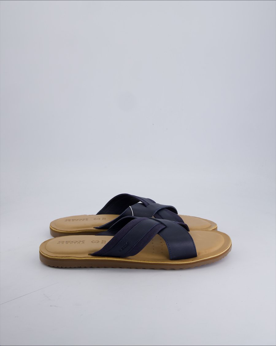 Geox Sandals Leather Blue 46 EU