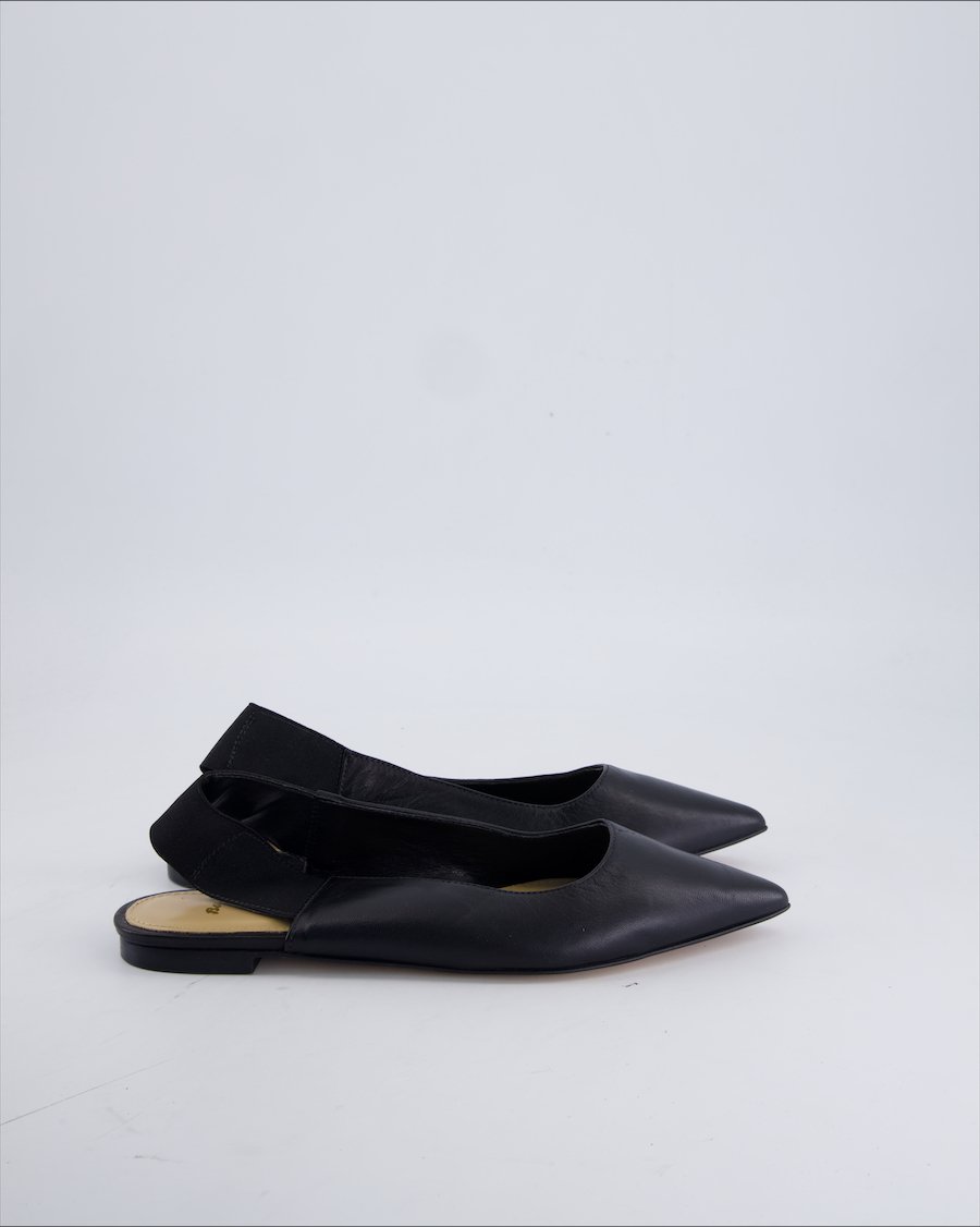 Bata Sandals Leather Black 39 EU