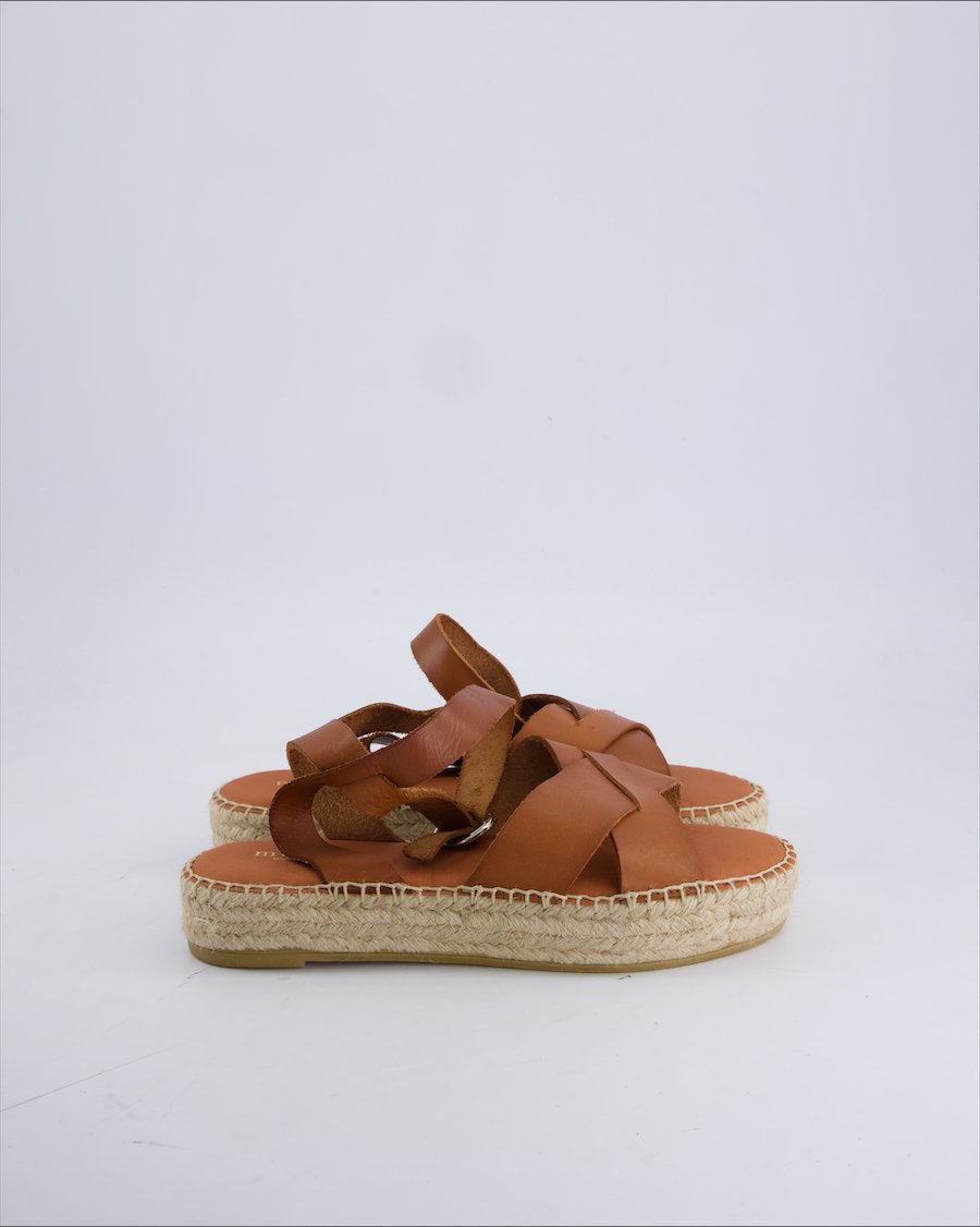 Minelli Sandals Leather Brown 39 EU