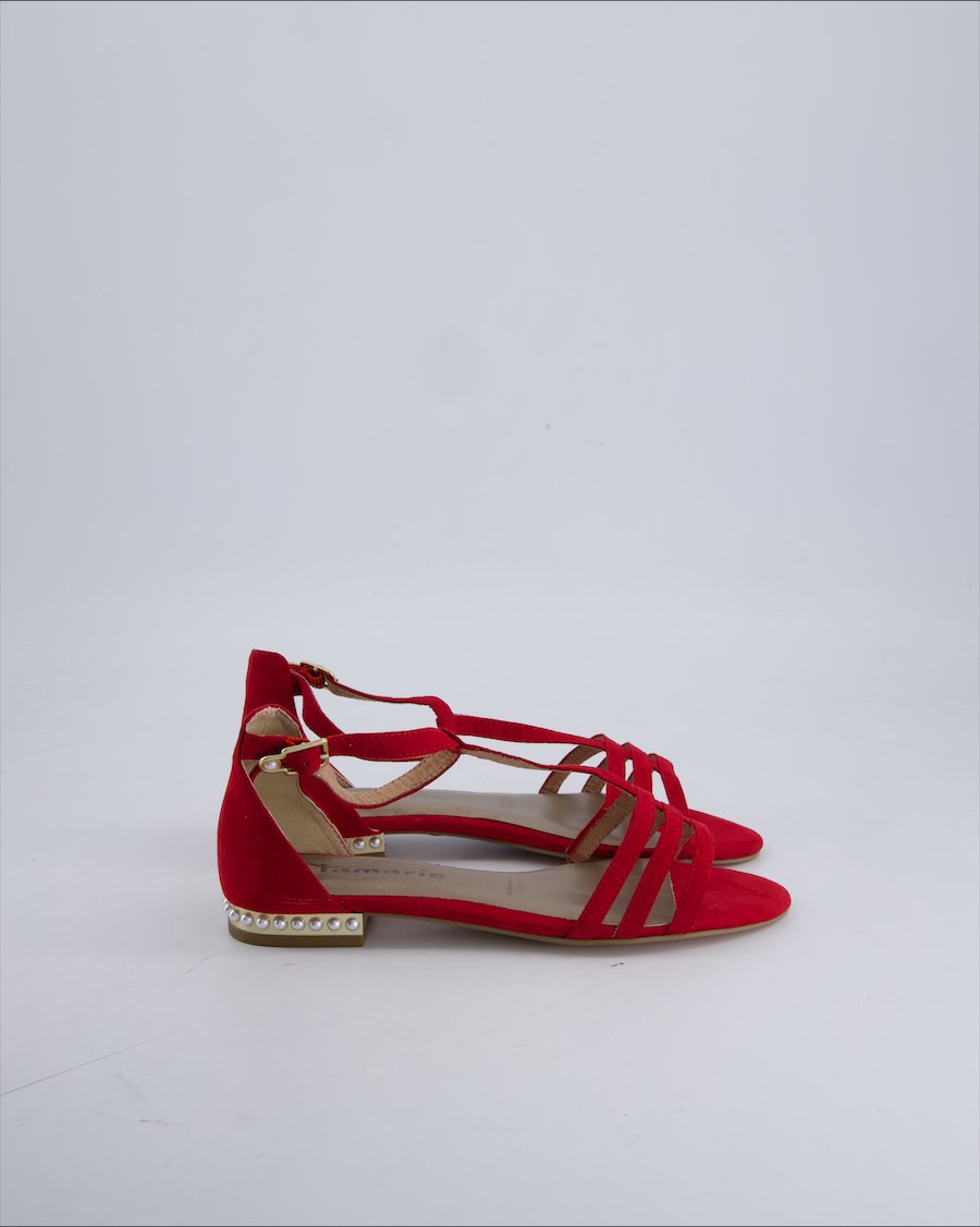 Tamaris Sandals Suede Red 38 EU