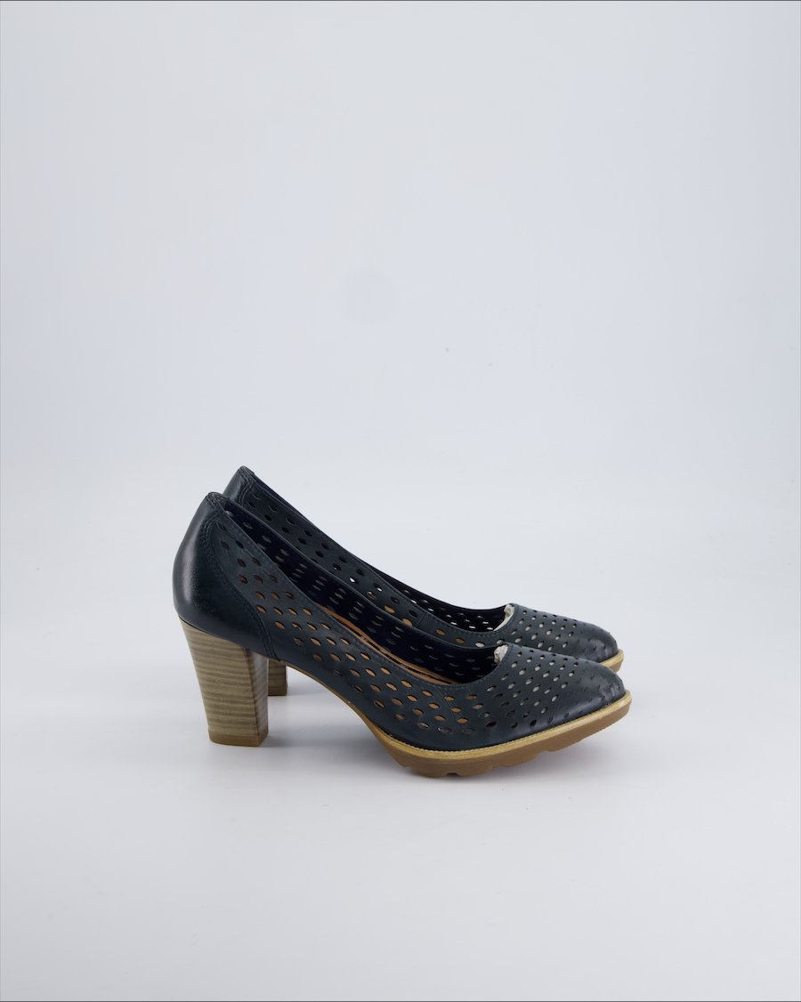 Tamaris Heels Leather Navy 38 EU
