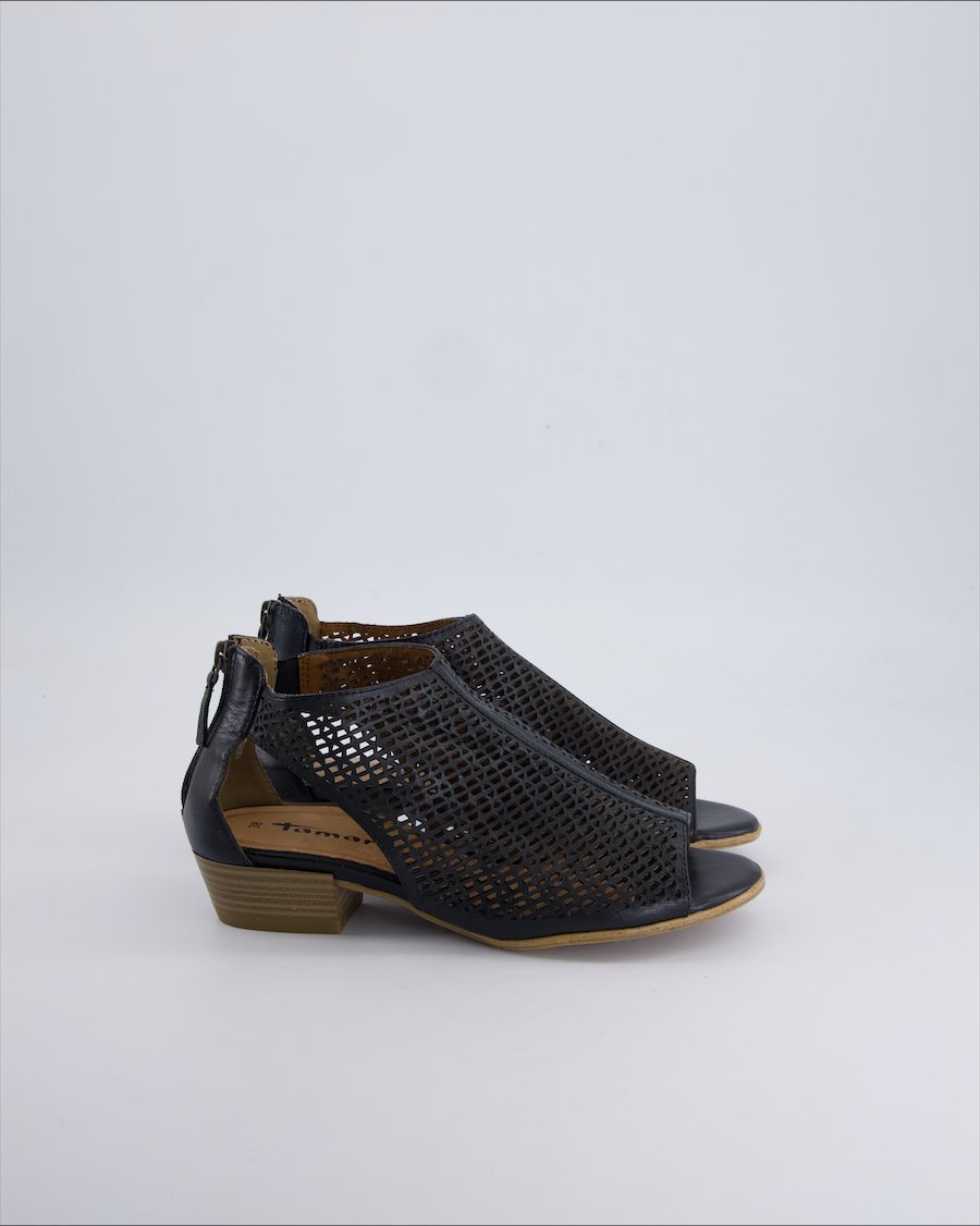 Tamaris Sandals Leather Black 38 EU