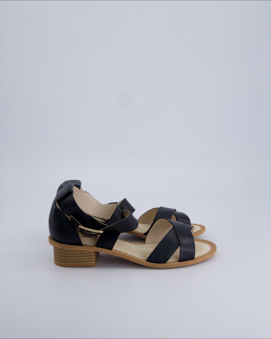 Clarks Sandals Leather Black 39 EU