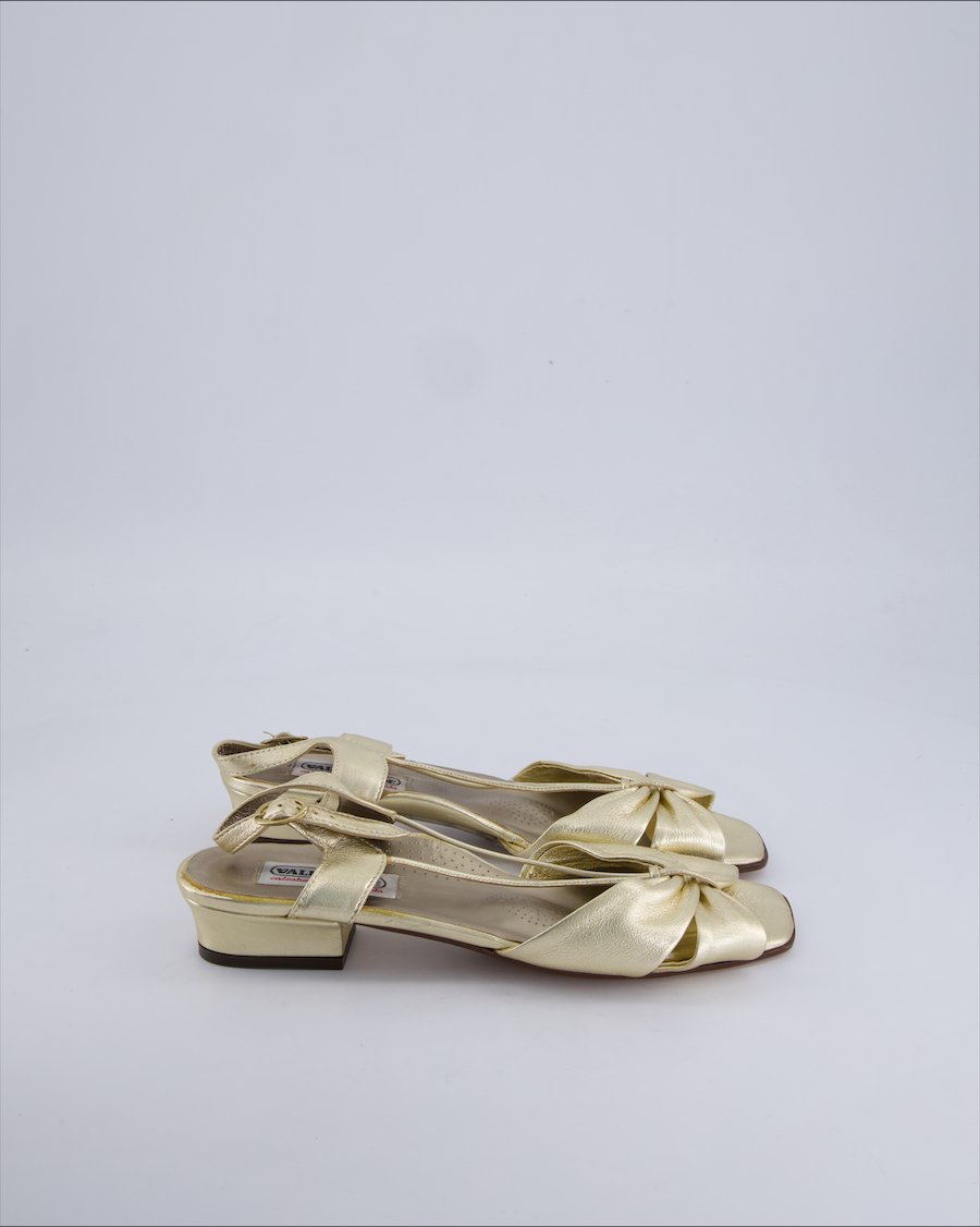 Valleverde Heels Leather Gold 40 EU