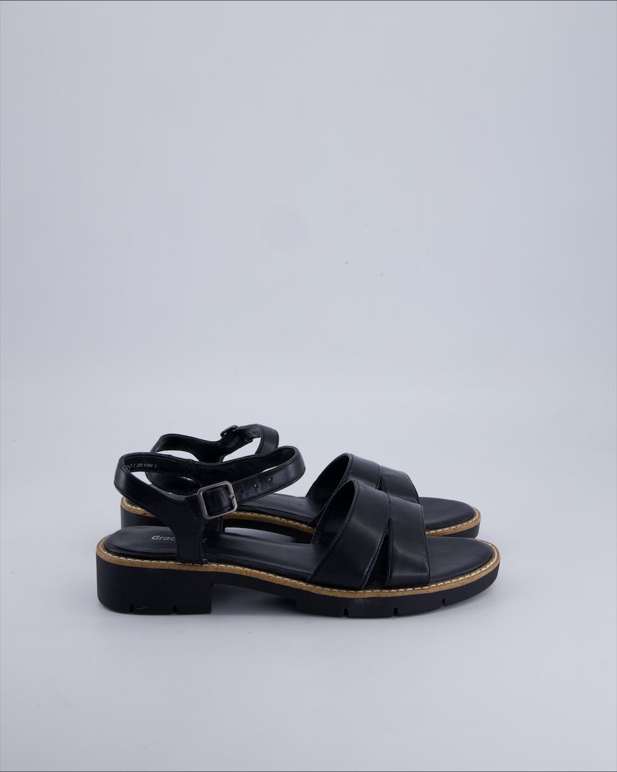 Graceland Sandals Polyurethane Black 39 EU