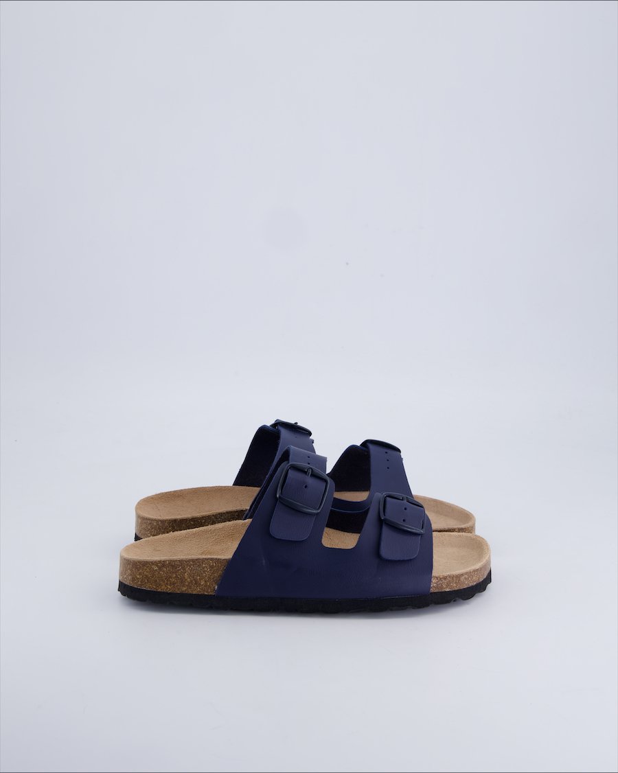 Wellness Sandals Leather Blue 37 EU