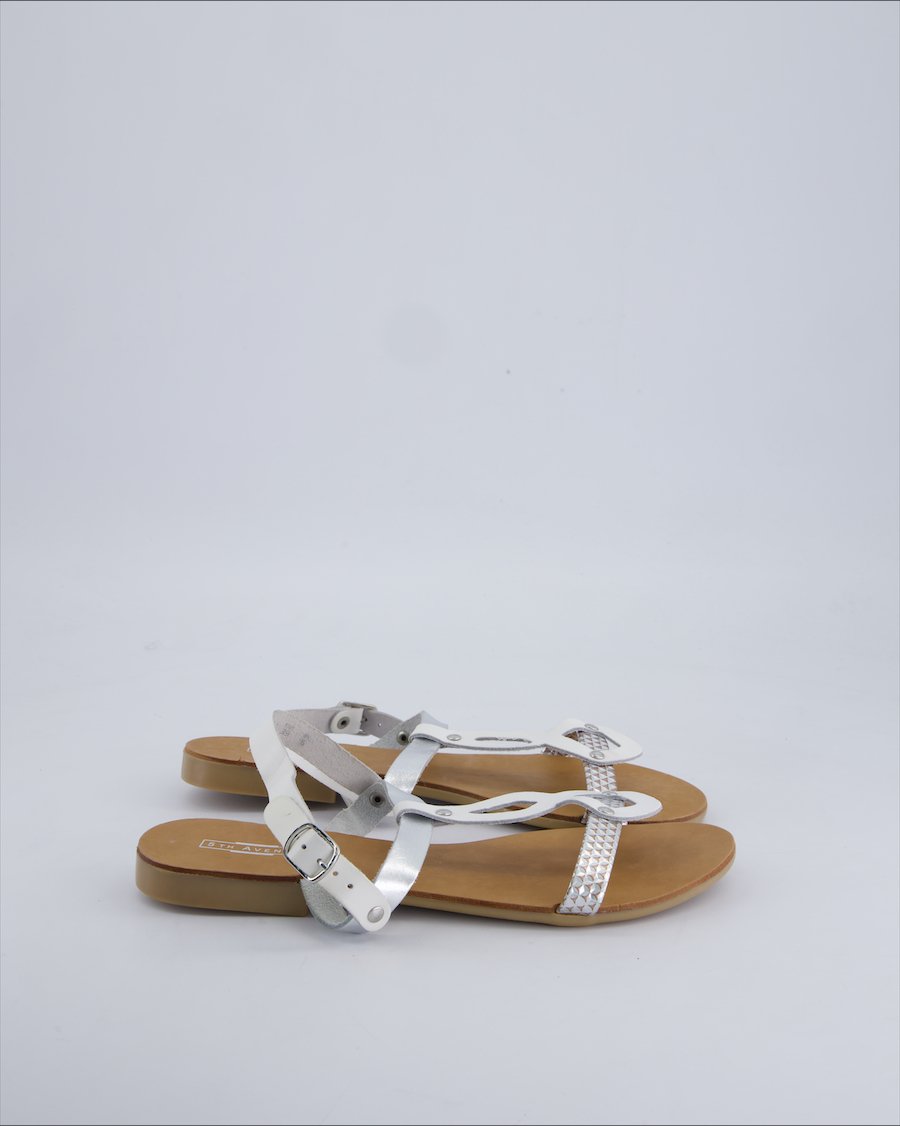 5th Avenue Sandals Polyurethane White 39 EU